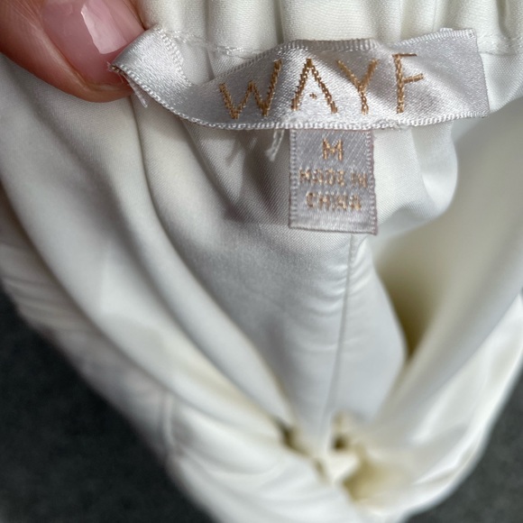 Wayf White Capri Trouser, size M - Picture 7 of 8